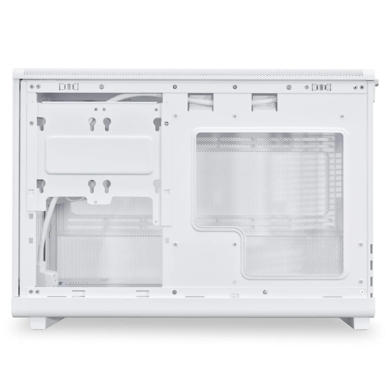 Lian Li DAN A3-mATX Wood PC-Gehäuse Buche Weiß Glas