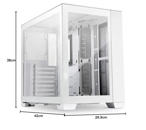 Lian Li O11D Mini Snow Gehäuse weiß Midi-Tower Glas