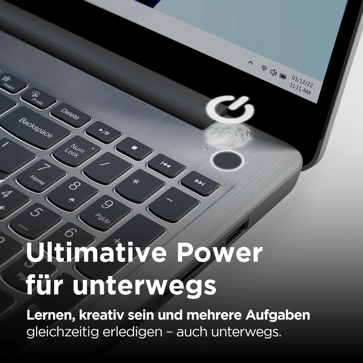 Lenovo IdeaPad 3 Laptop 17,3 Full-HD Ryzen 5 8GB/512GB Grau