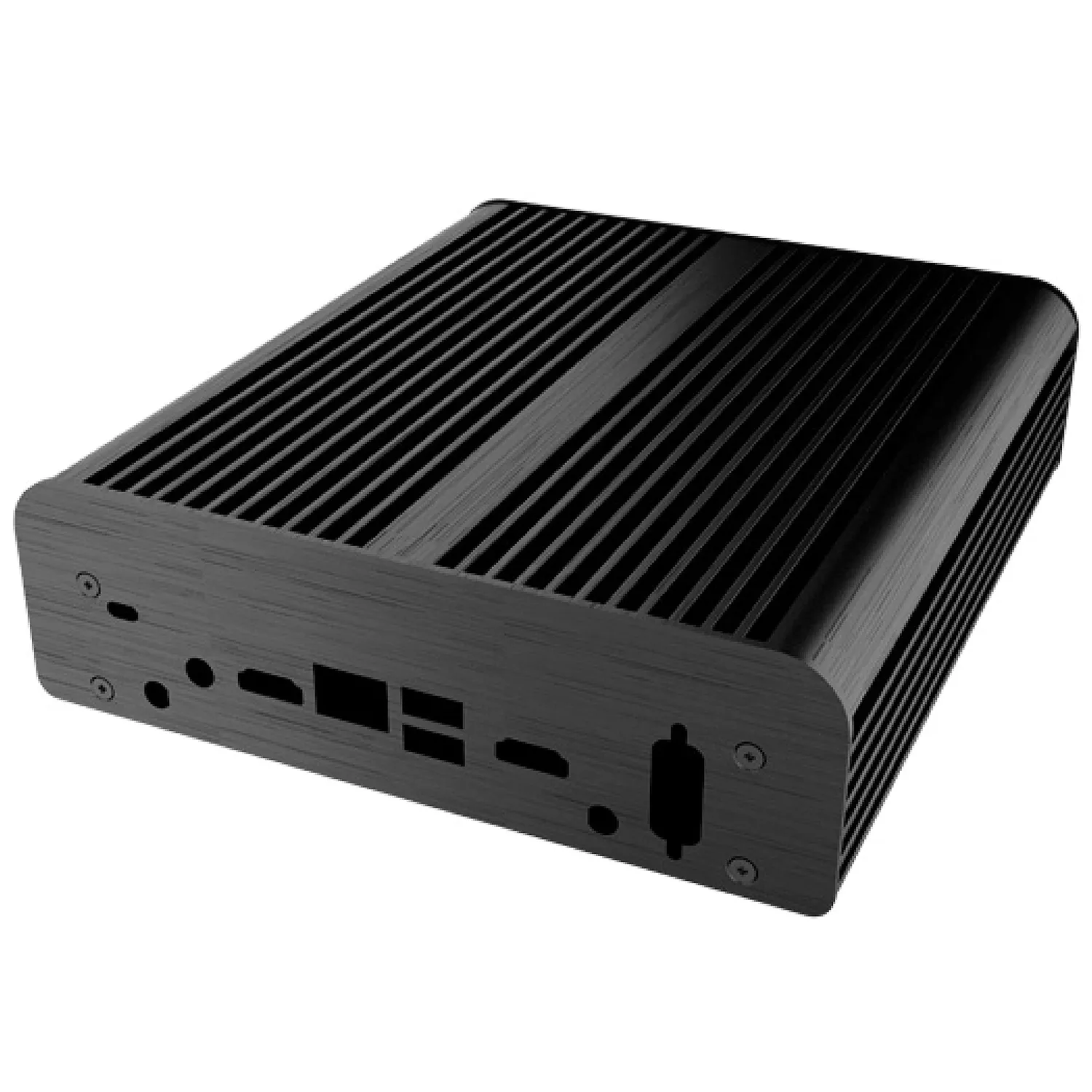 Akasa Newton S7D A-NUC38-M1B NUC-Gehäuse lüfterlos Alu