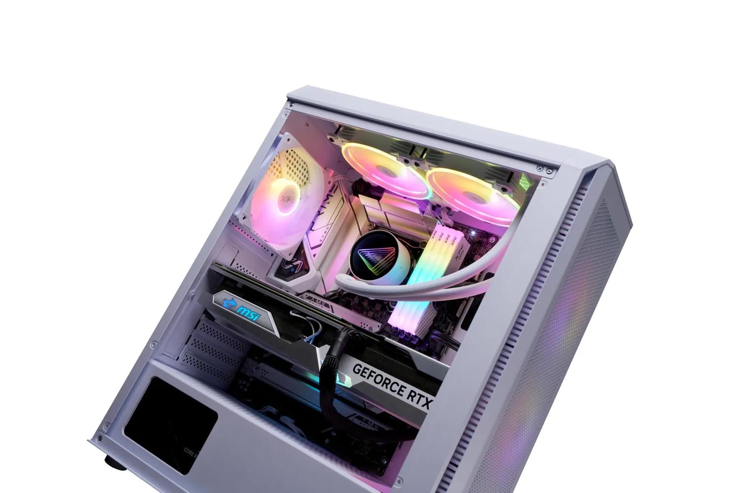 XPG Valor Air Plus VALORAIRPLUSMTA-WHCWW PC-Gehäuse weiß 4x ARGB
