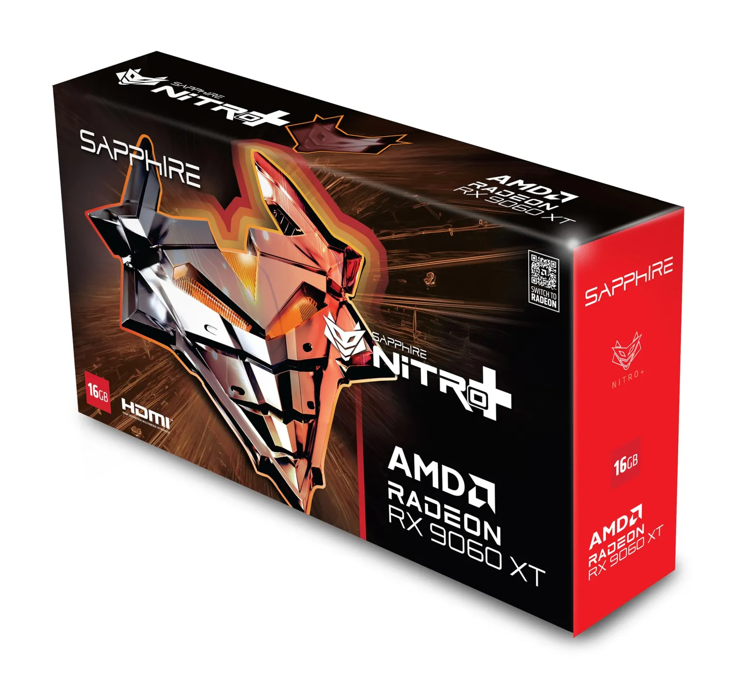 Sapphire Nitro+ RX 9060 XT Gaming OC Grafikkarte 16GB