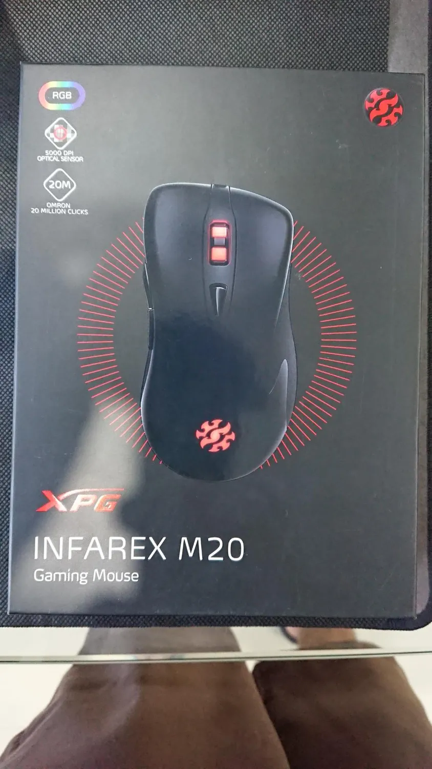 XPG Infarex M20 Gaming Maus schwarz RGB 5000 DPI