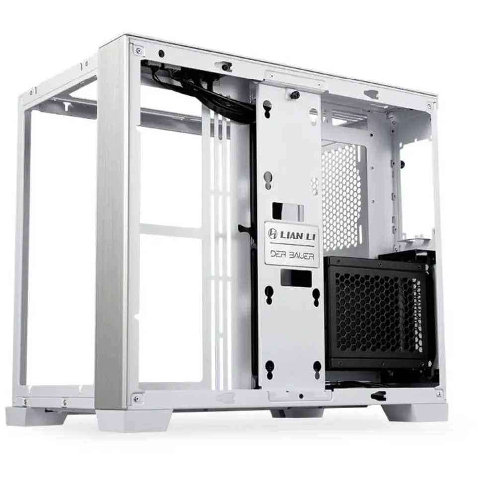 Lian Li O11D Mini Snow Gehäuse weiß Midi-Tower Glas