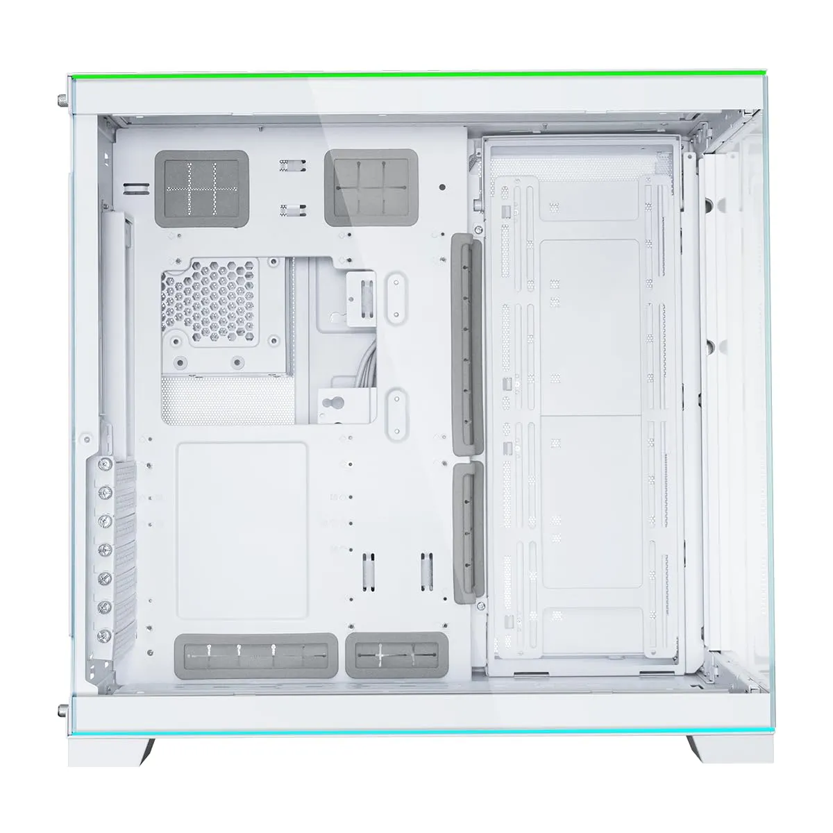 Lian Li O11D EVO RGB Gehäuse White E-ATX Glas Dual-Chamber