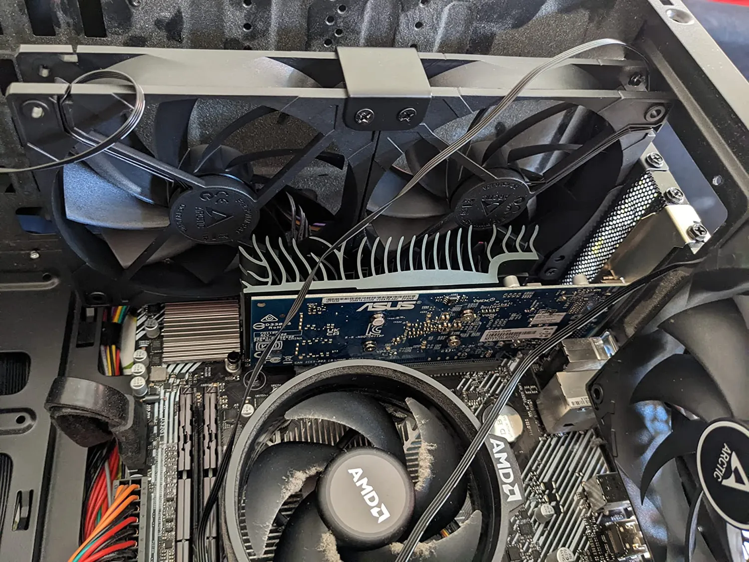 Akasa AK-MX304-08BK PCI Lüfterhalterung 80/92mm schwarz