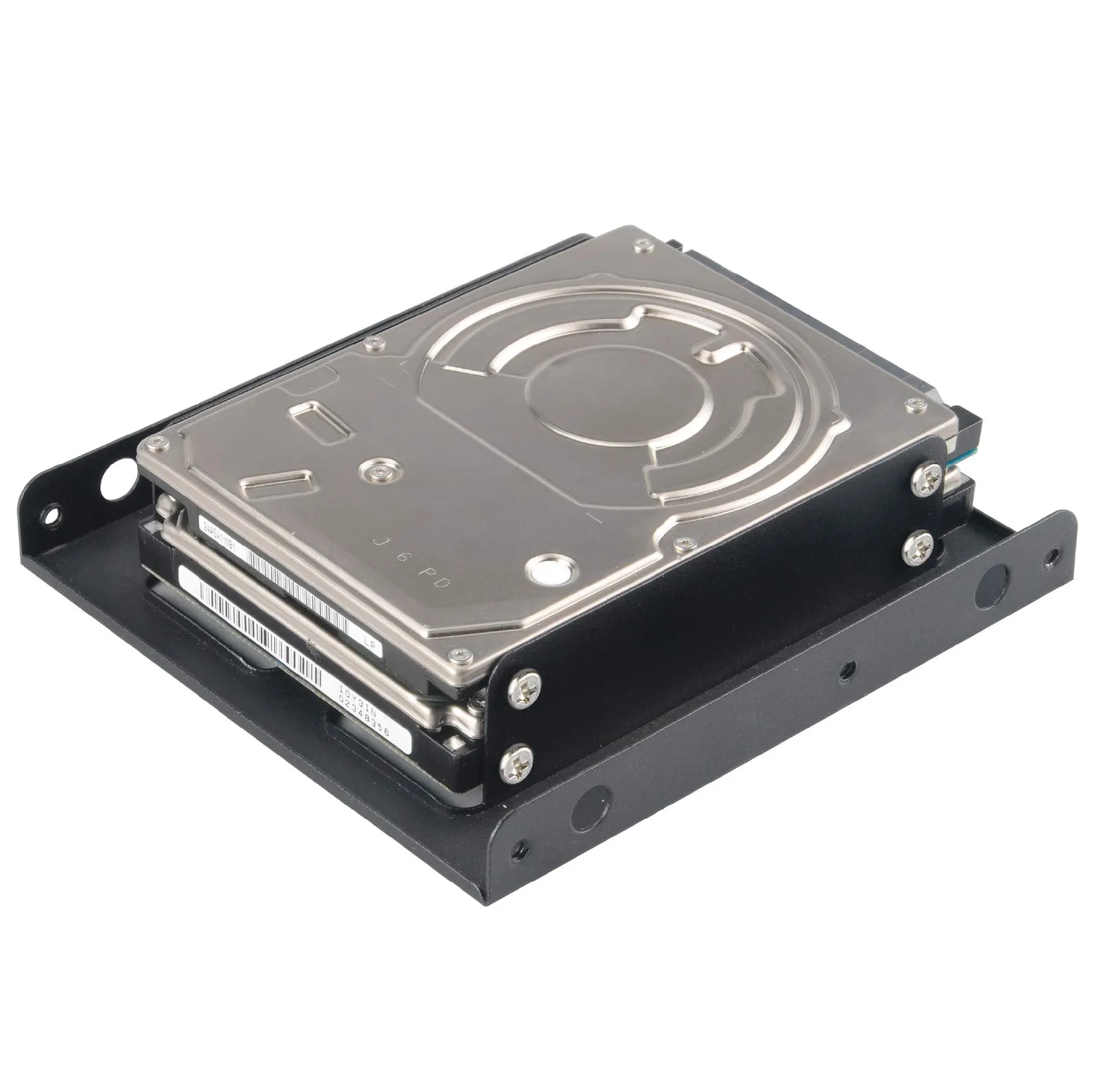 Akasa AK-HDA-03 SSD Adapter 3,5 auf 2,5 Zoll Stahl für 2 SSDs