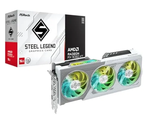 ASRock Steel Legend RX 9060 XT Grafikkarte 16GB OC
