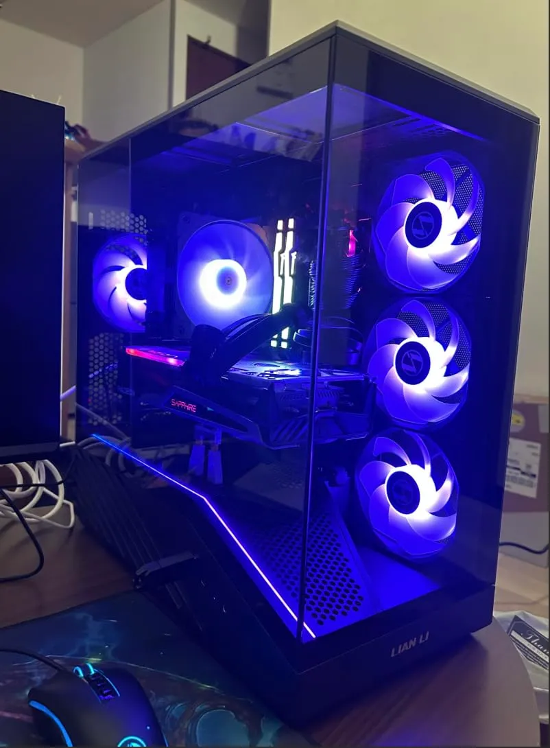 Lian Li Vector V100R Mini Gehäuse schwarz Temperglas mATX