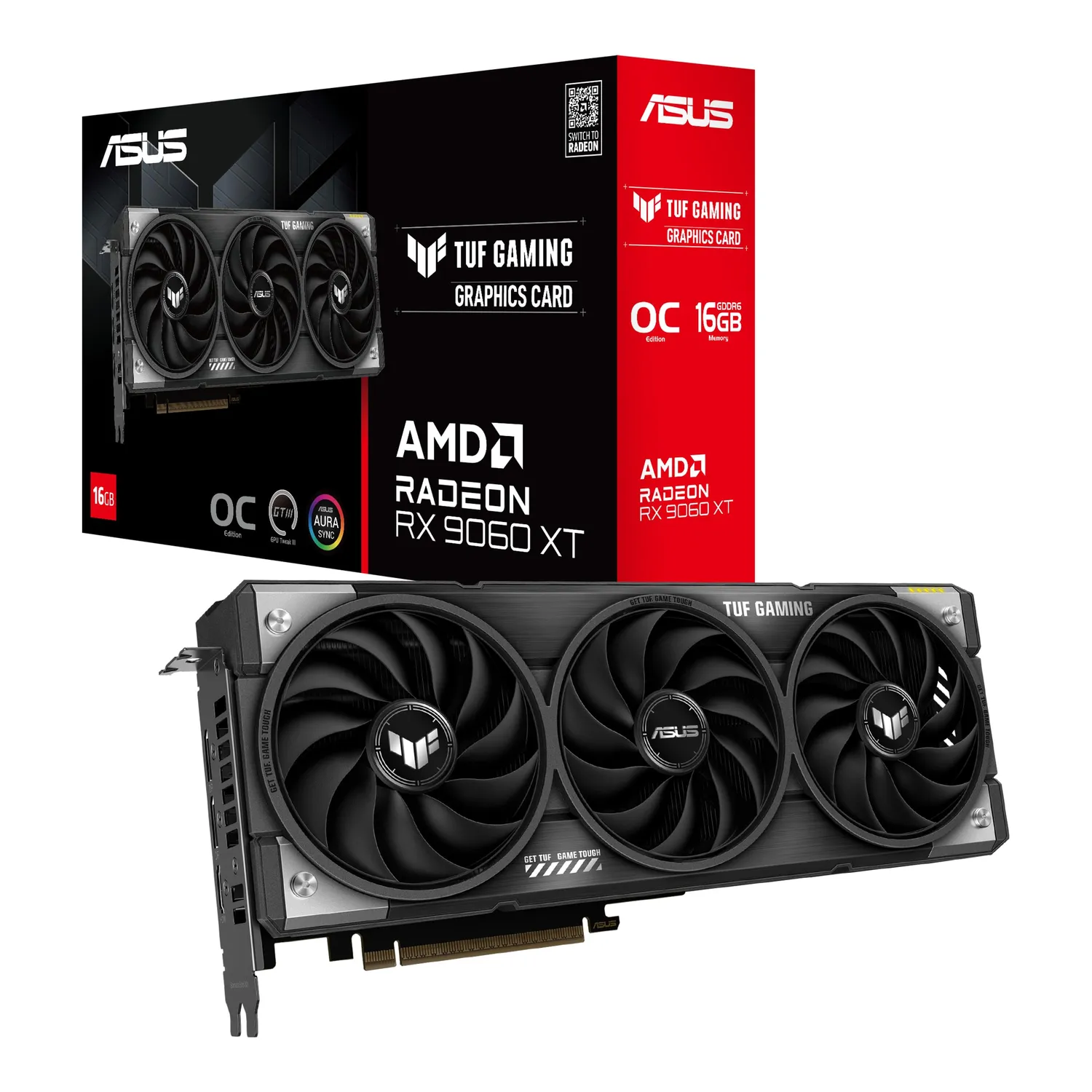ASUS Prime RX 9060 XT OC Grafikkarte 16GB GDDR6