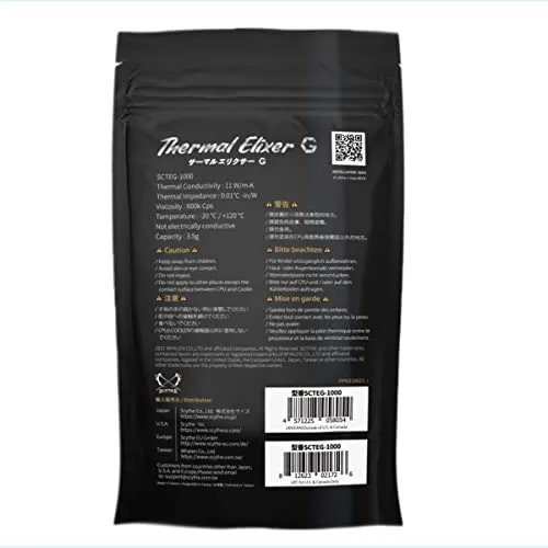 Scythe Thermal Elixer G Wärmeleitpaste 3,5g Graphen