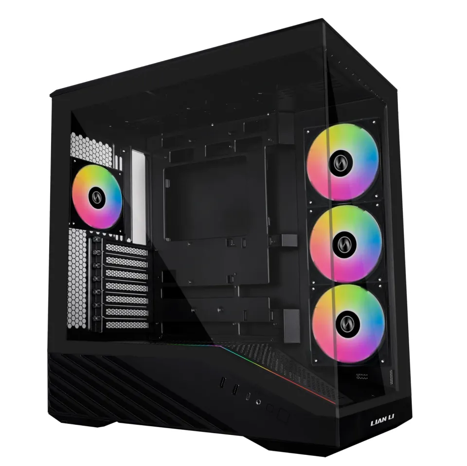 Lian Li V100 PC-Gehäuse schwarz 4x ARGB-Lüfter