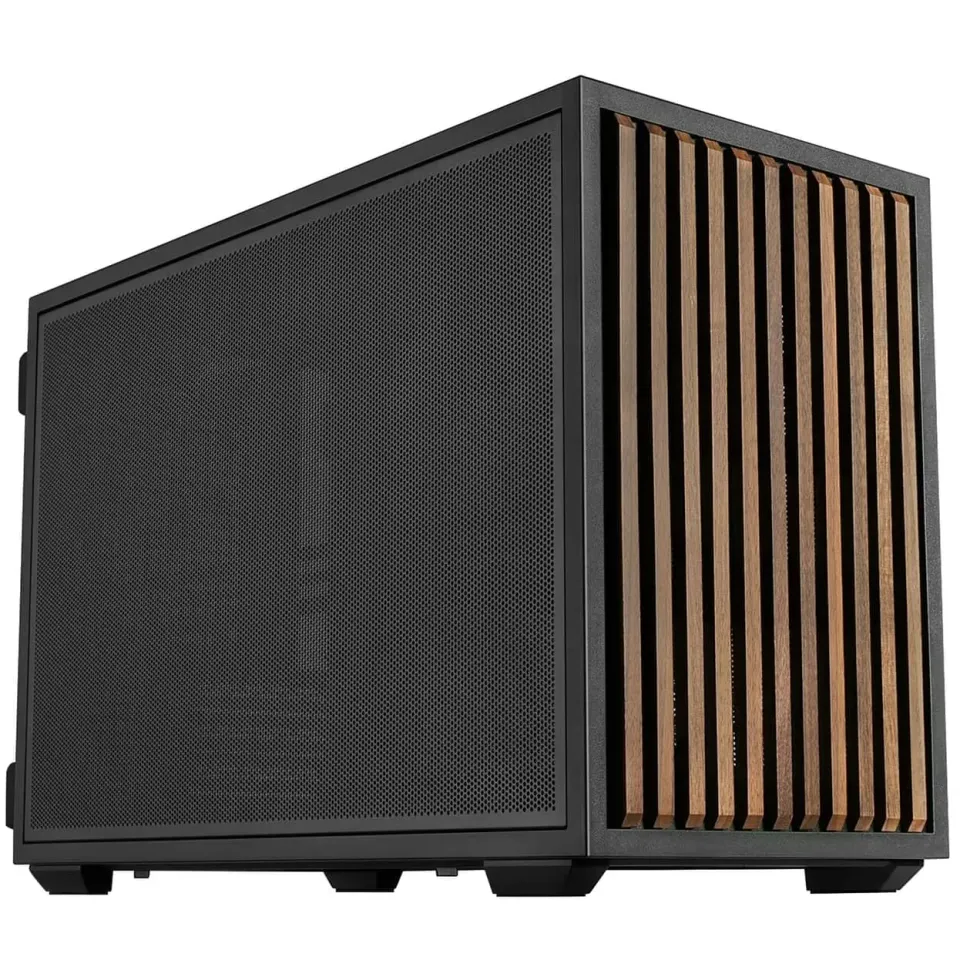 Lian Li DAN B4 Wood Gehäuse Micro-ATX Schwarz