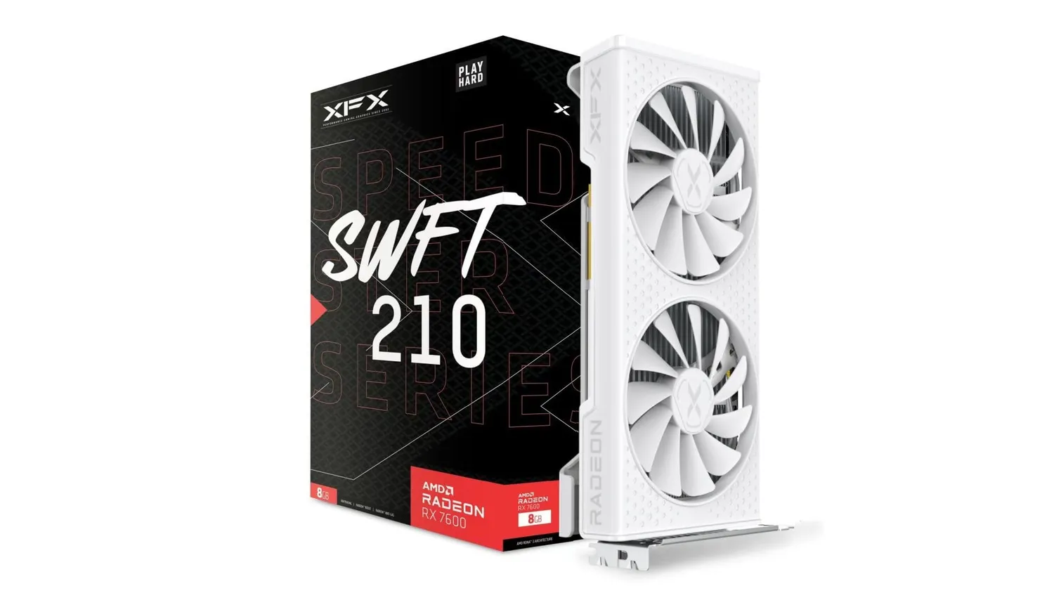 XFX Quicksilver RX 9070 XT Grafikkarte 16GB Weiß QICK