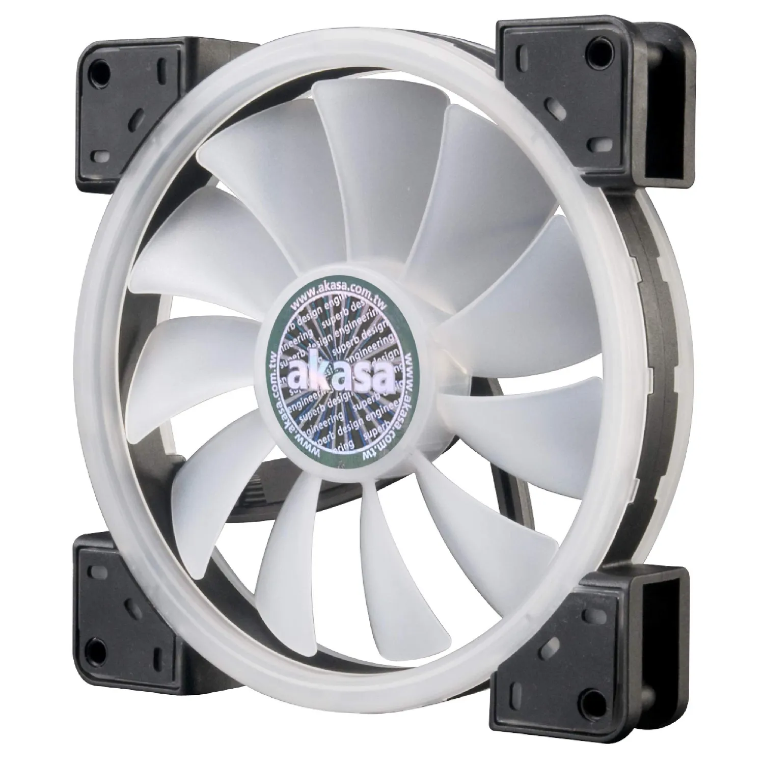 Akasa Vegas TLY Gehäuselüfter 140 mm ARGB Dual-Sided