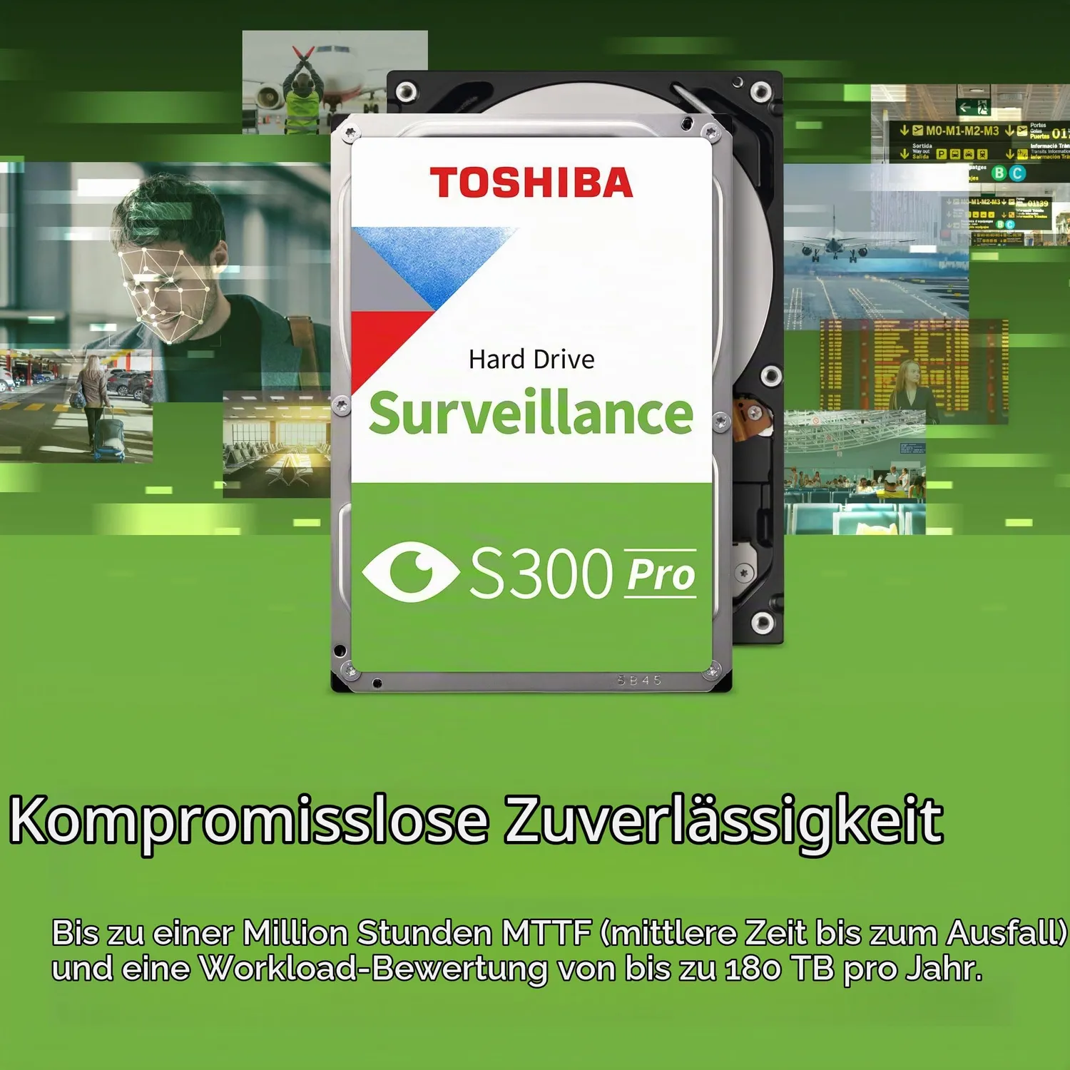 Toshiba S300 Pro 8TB interne Festplatte 7200rpm