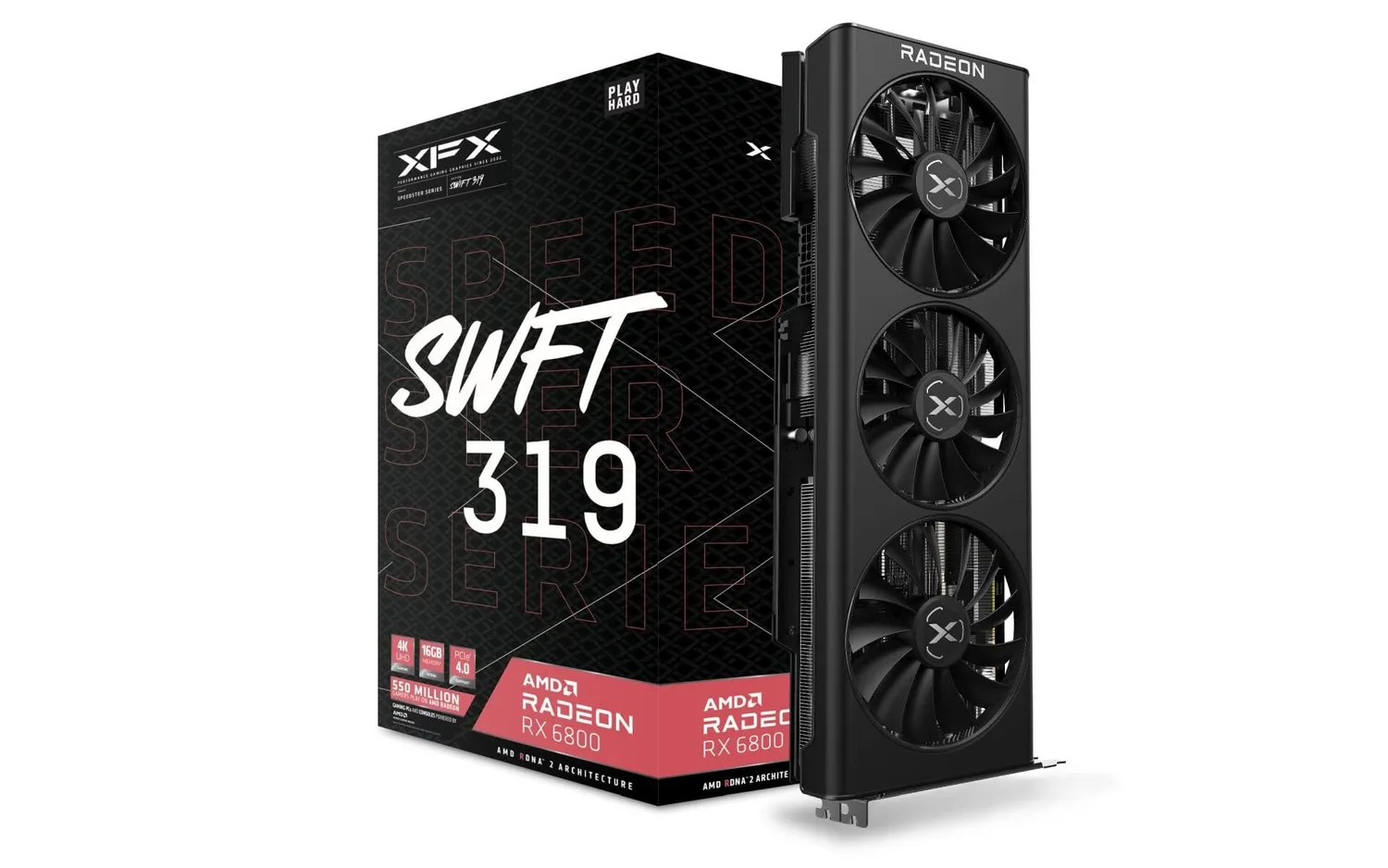 XFX Quicksilver RX 9070 XT Grafikkarte 16GB Weiß QICK