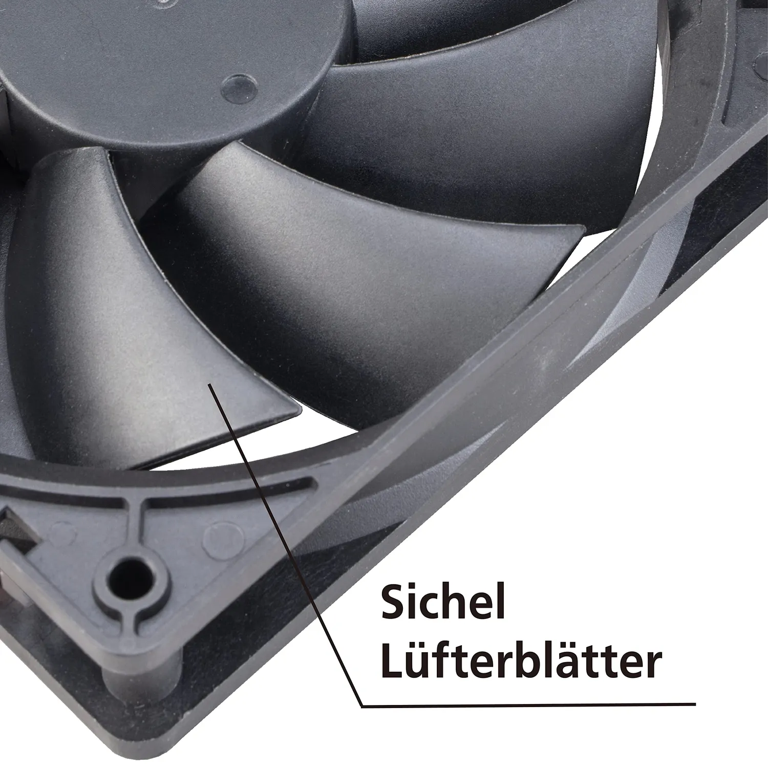 Akasa AK-174BKT-B 120mm Gehäuselüfter thermogeregelt