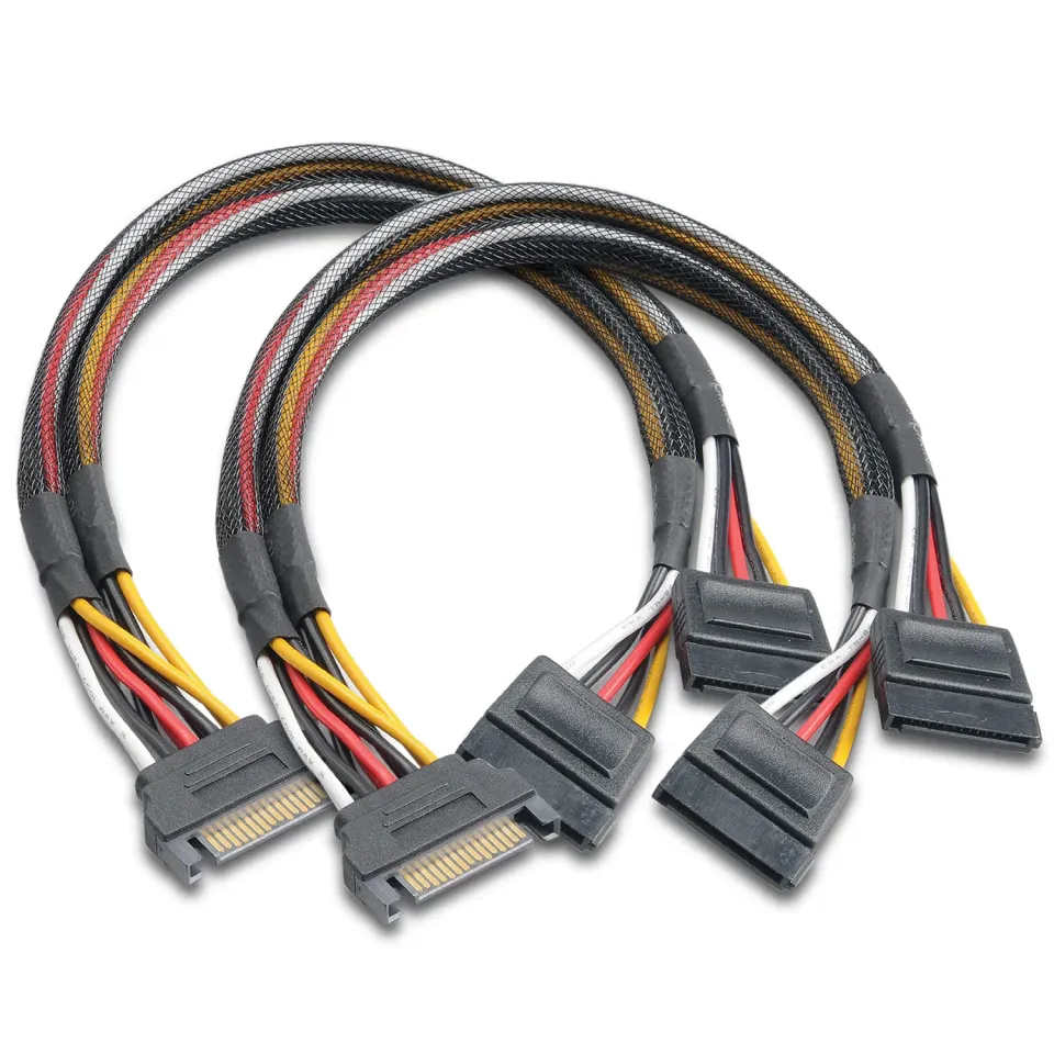 Akasa SATA Stromverteiler 30cm 2 Stück Y-Splitter