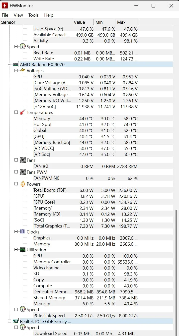 ASRock Radeon RX 9070 Steel Legend 16GB Grafikkarte GDDR6