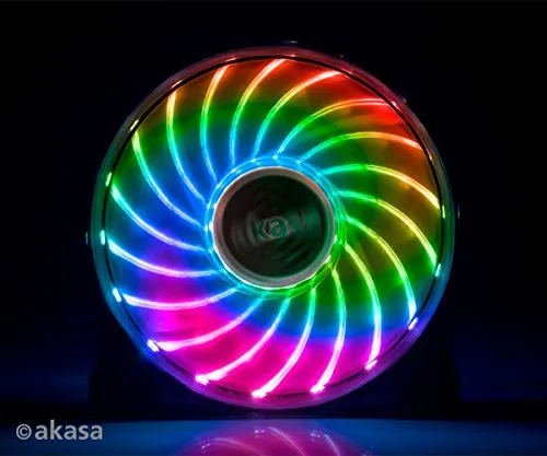Akasa Vegas X7 LED Lüfter 120mm RGB Gehäuselüfter