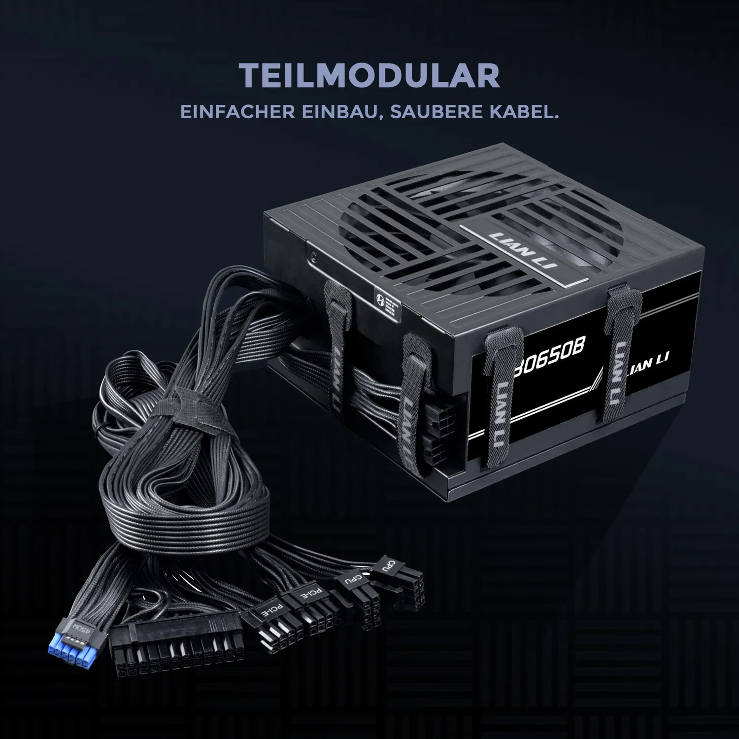 Lian Li RB 650W PC-Netzteil schwarz Bronze teilmodular