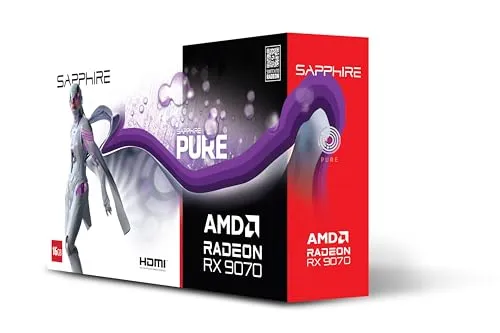 Sapphire Pure RX 9070 Gaming OC Grafikkarte 16GB GDDR6