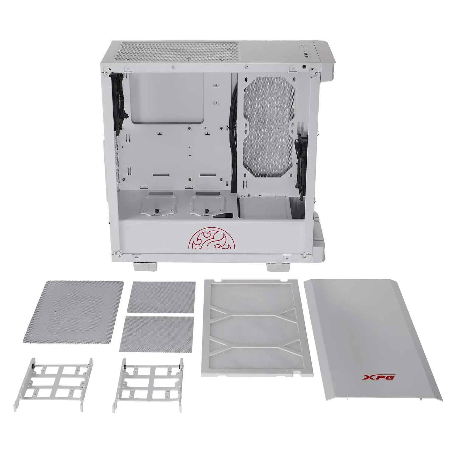 XPG Invader INVADER-WHCWW Gaming-Gehause Weiss RGB