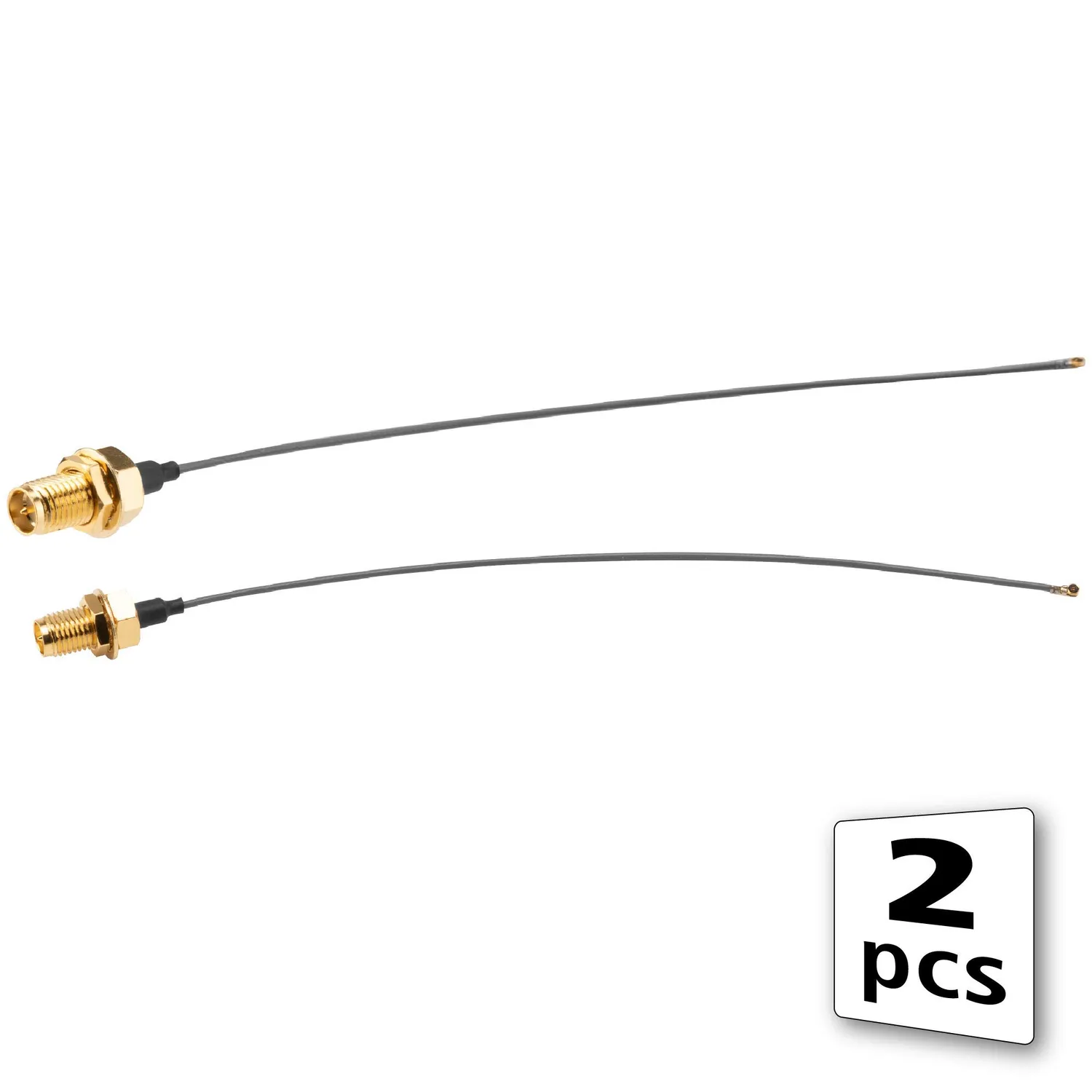 Akasa A-ATN01-BK Wi-Fi Antenne RP-SMA 2 Stück