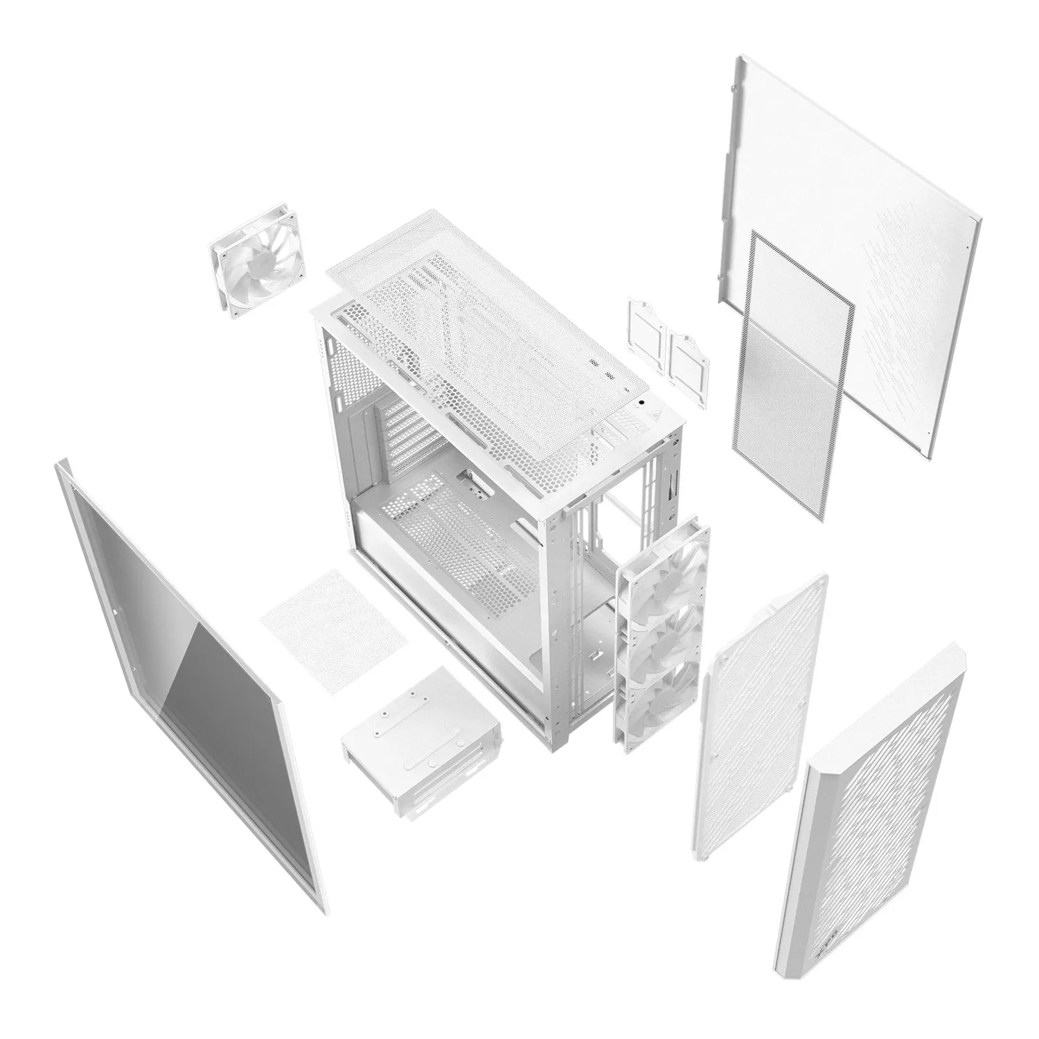XPG VALOR AIR PRO Gehäuse weiß Glas