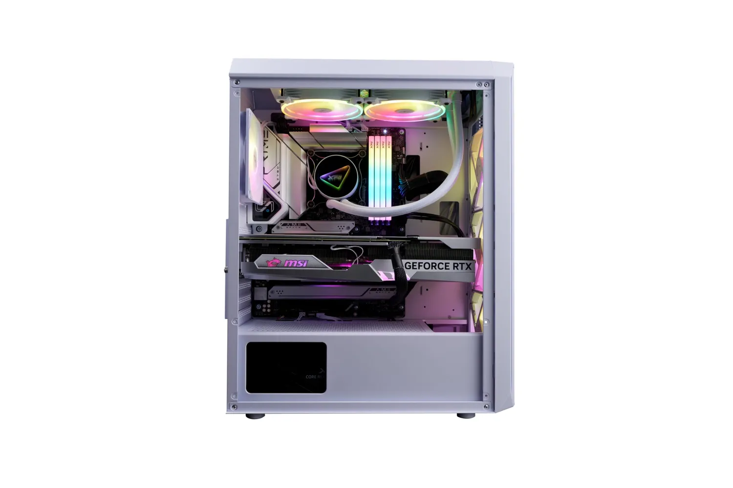 XPG Valor Air Plus VALORAIRPLUSMTA-WHCWW PC-Gehäuse weiß 4x ARGB