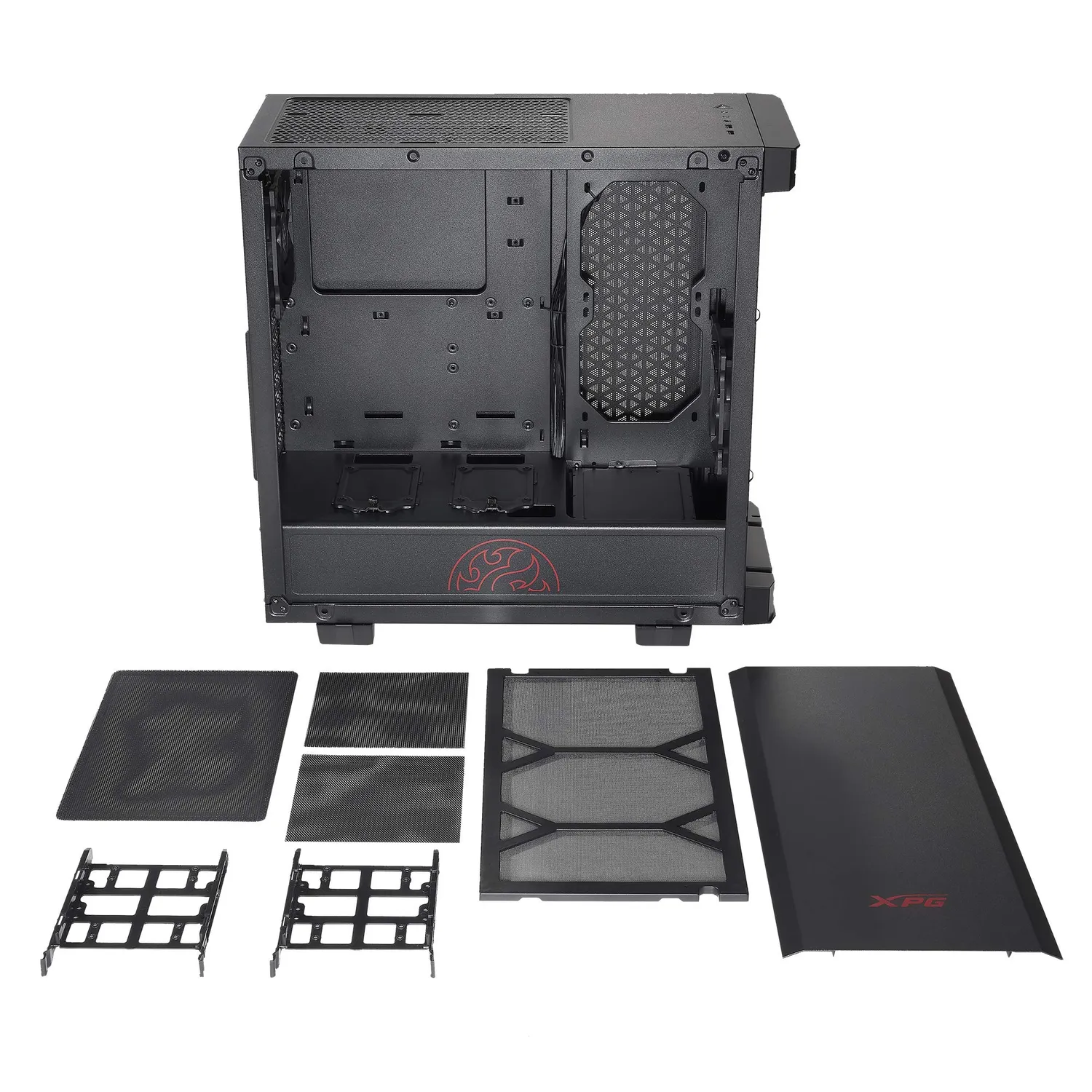 XPG Invader INVADER-BKCWW Gaming-Gehause Schwarz RGB