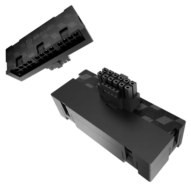 Akasa 12VHPWR Adapter AK-CBPW30-BK 90 Grad 600W 3x8-Pin