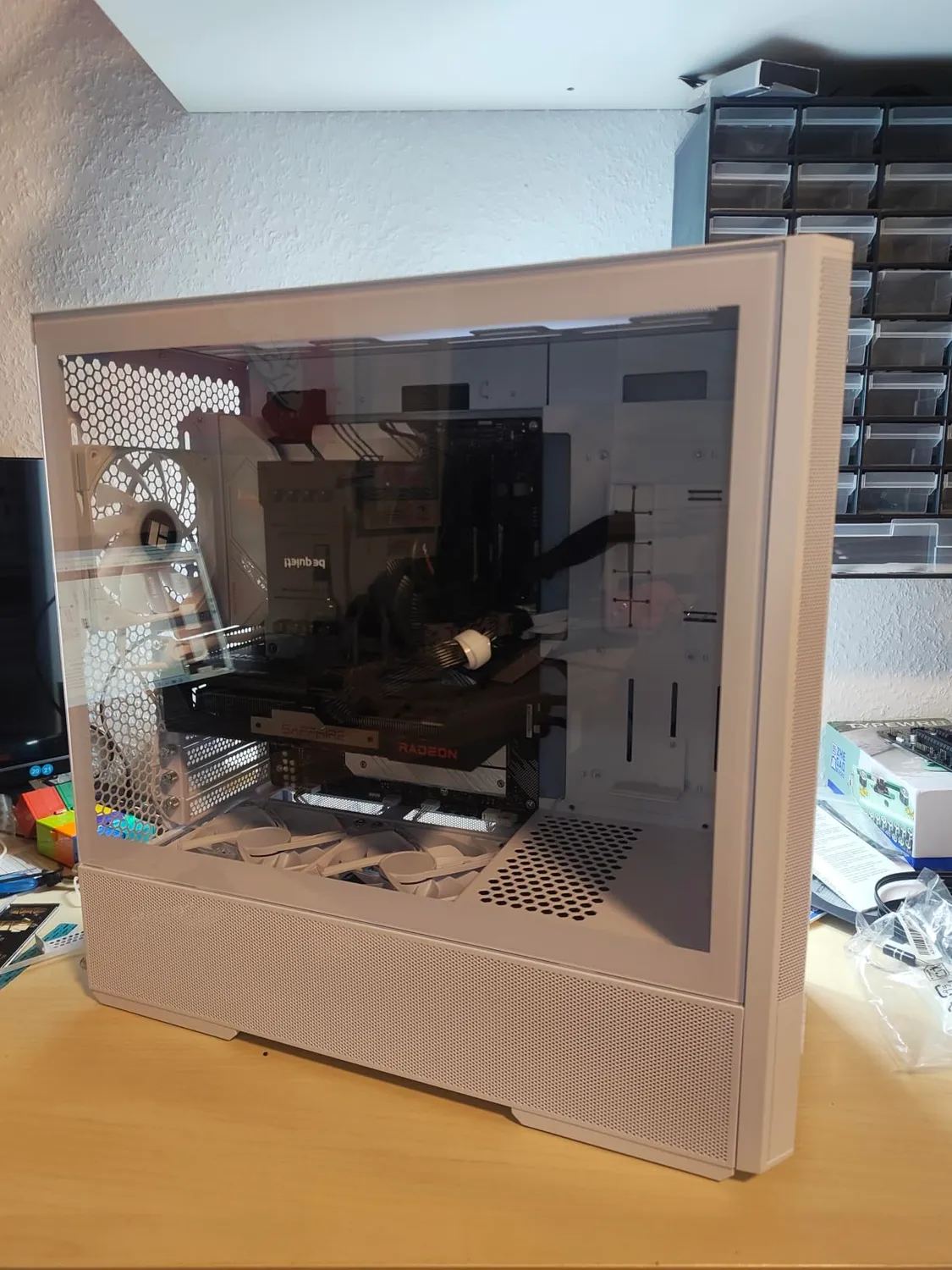 Lian Li LANCOOL 207 Midi-Tower PC-Gehause Weiss 4 Lufter