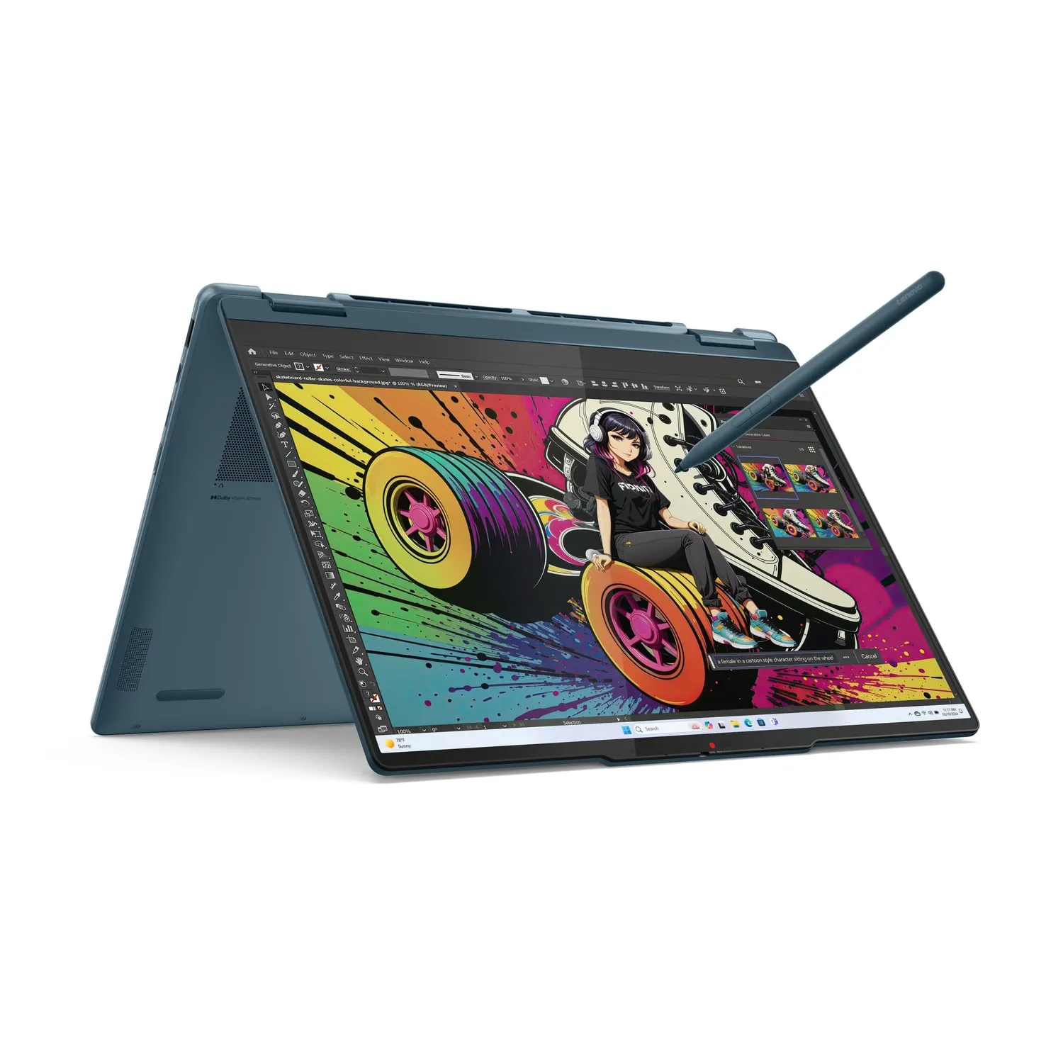 Lenovo Yoga 7 2-in-1 Convertible 14" OLED Ryzen AI 7 16GB 512GB