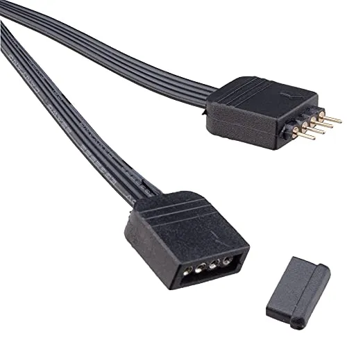 Akasa AK-CBLD01-20BK LED RGB Verlängerungskabel 4-Pin