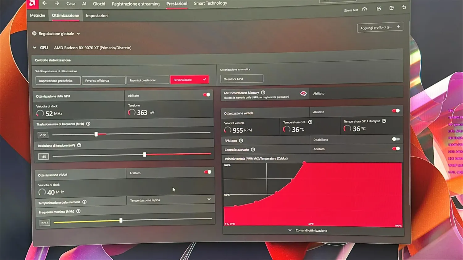 AMD Radeon RX 9070 XT Grafikkarte 16GB Prime OC