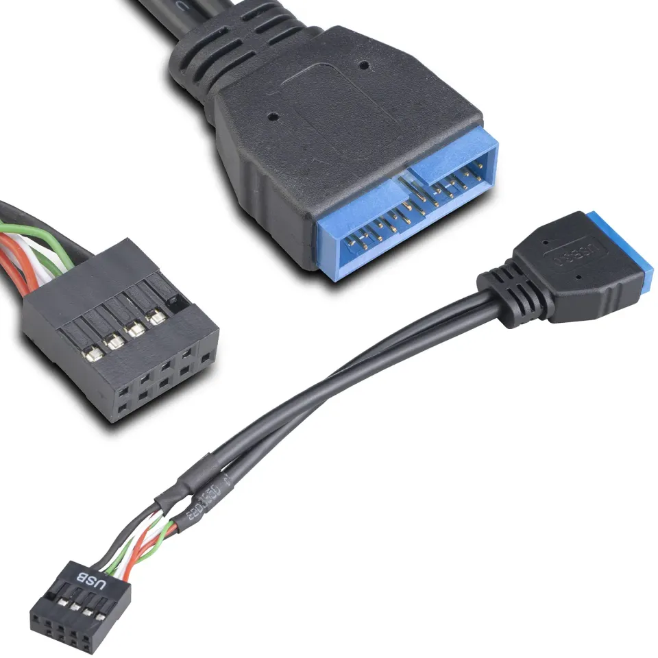 AKASA AK-CBUB19-10BK USB Adapterkabel 0,1m 19-polig