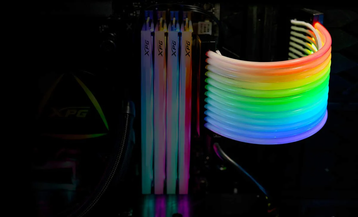 XPG ARGB 24-Pin Mainboard Kabelverlängerung beleuchtet