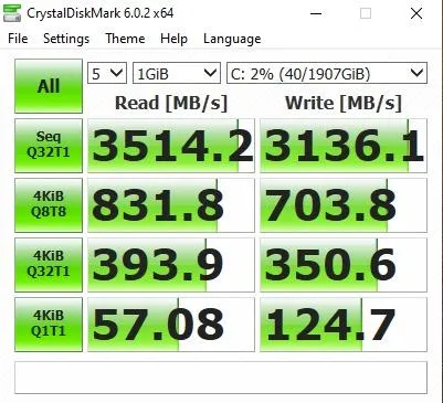 XPG SX8200 Pro 512GB M.2 SSD PCIe Gen3x4
