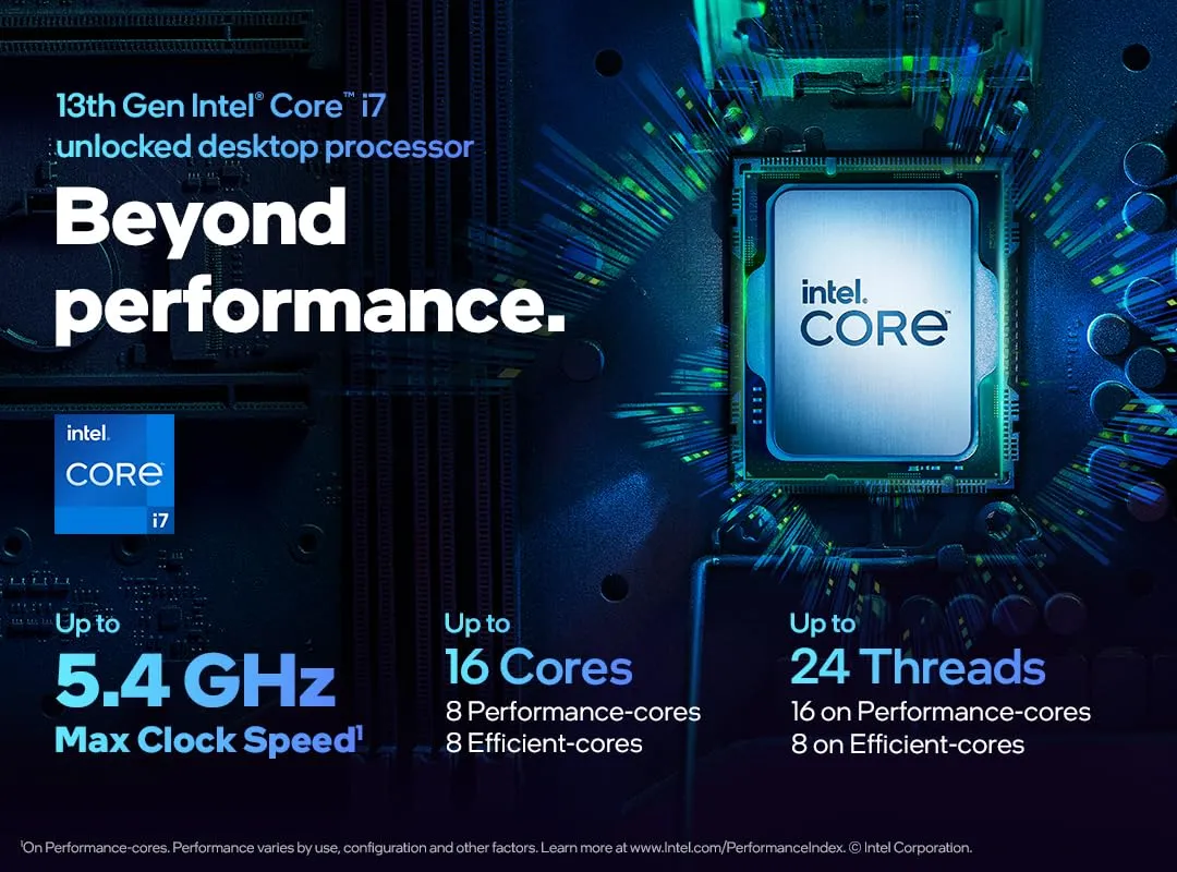 Intel Core i7-13700F Desktop-Prozessor 16-Kerne