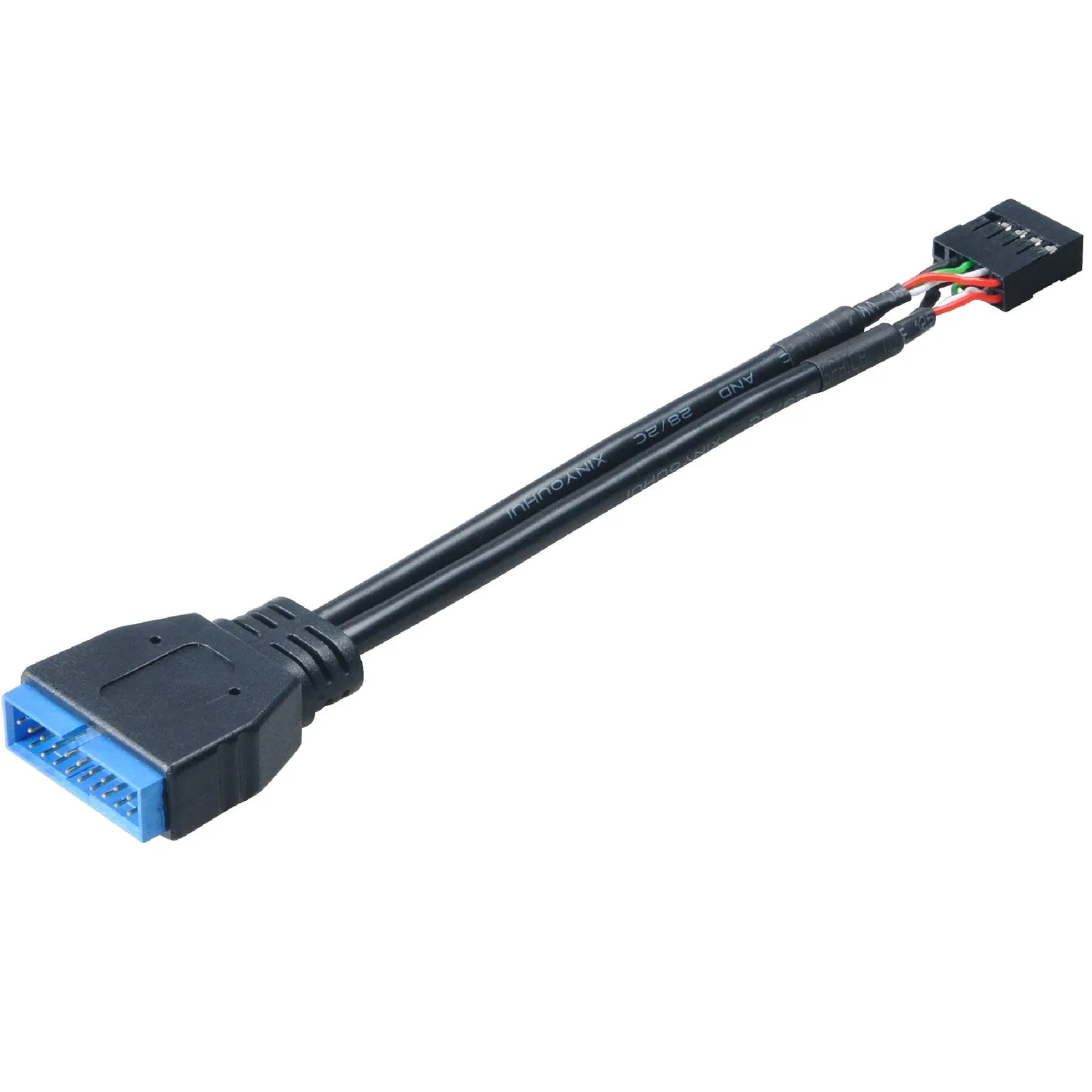 AKASA AK-CBUB19-10BK USB Adapterkabel 0,1m 19-polig