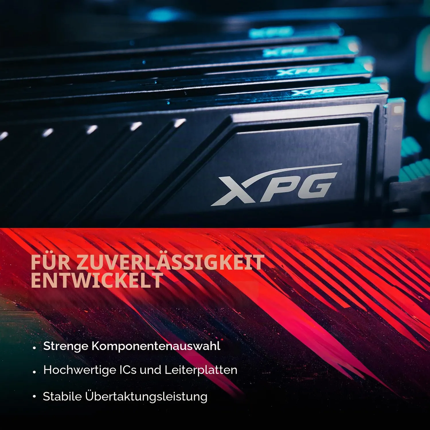 XPG DDR4 RAM AX4U320016G16A-DTBKD 32GB Kit 3200