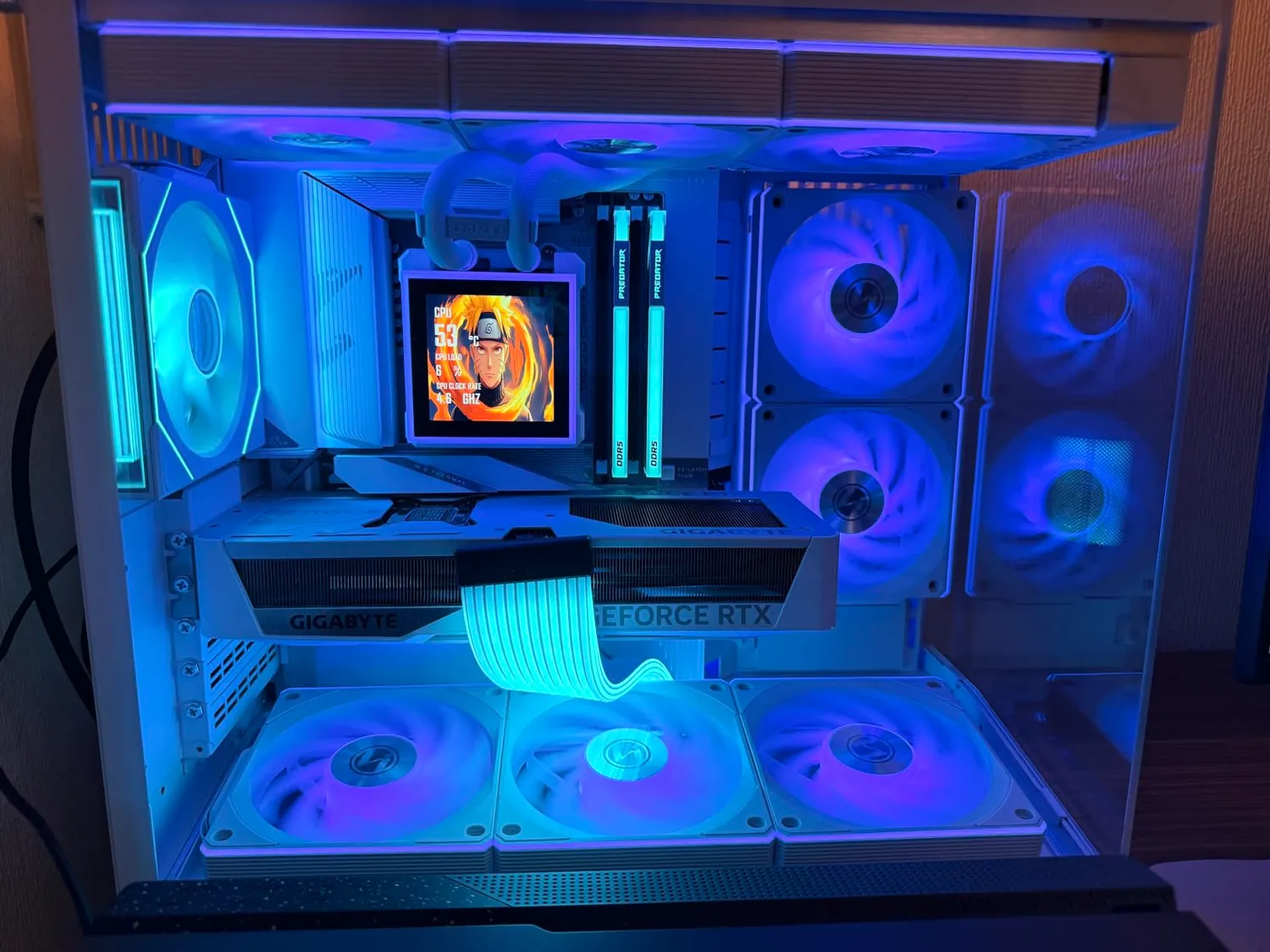 Lian Li HydroShift II LCD-S 360 Wasserkühlung weiß