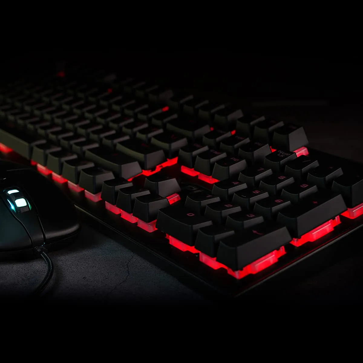 XPG INFAREX K10 Gaming-Tastatur RGB schwarz 104 Tasten