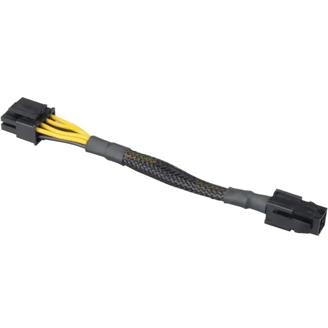 Akasa AK-CBPW10-15BK Adapterkabel 4-Pin auf 8-Pin 15cm