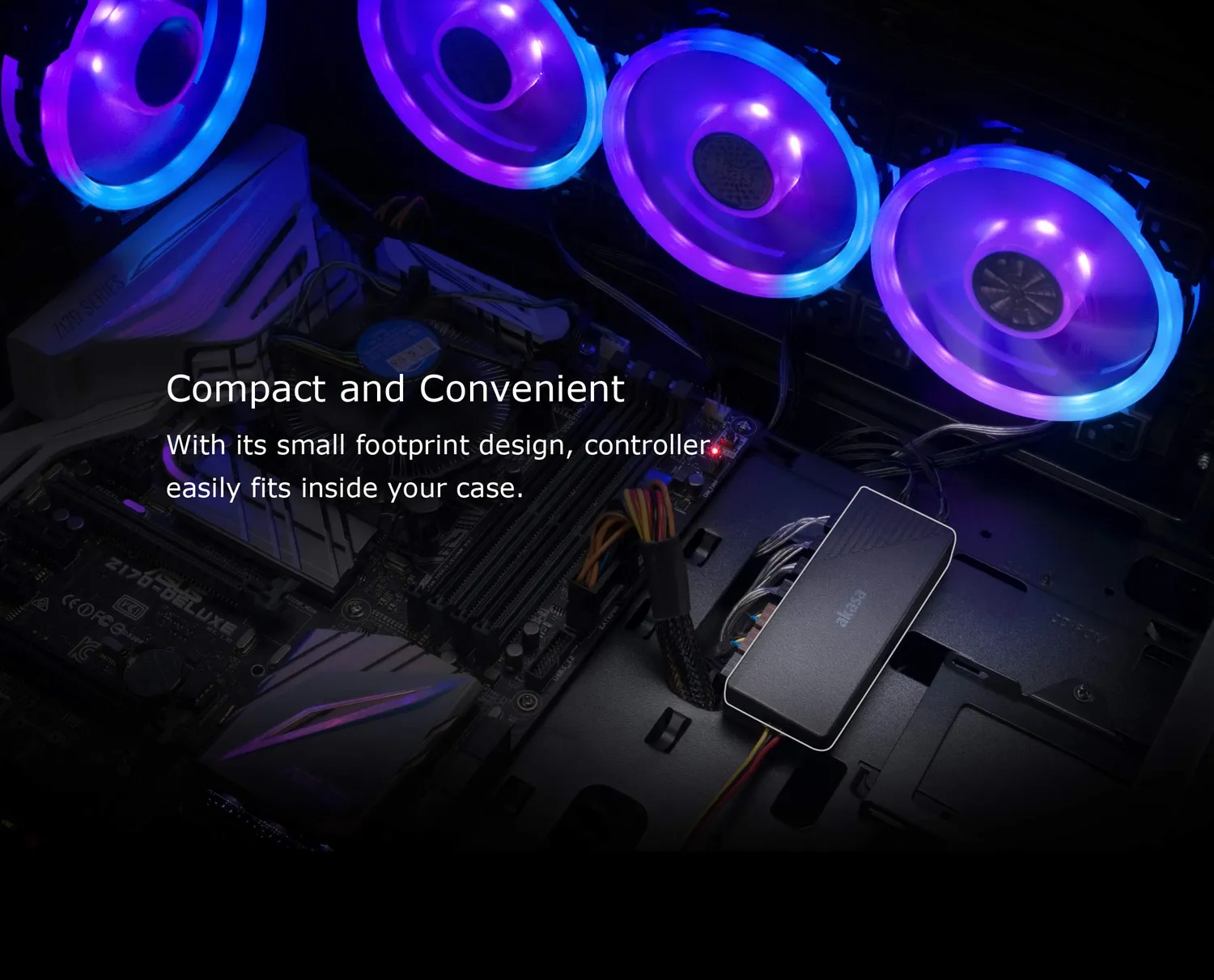 Akasa Vegas ARGB LED Controller Hub PWM