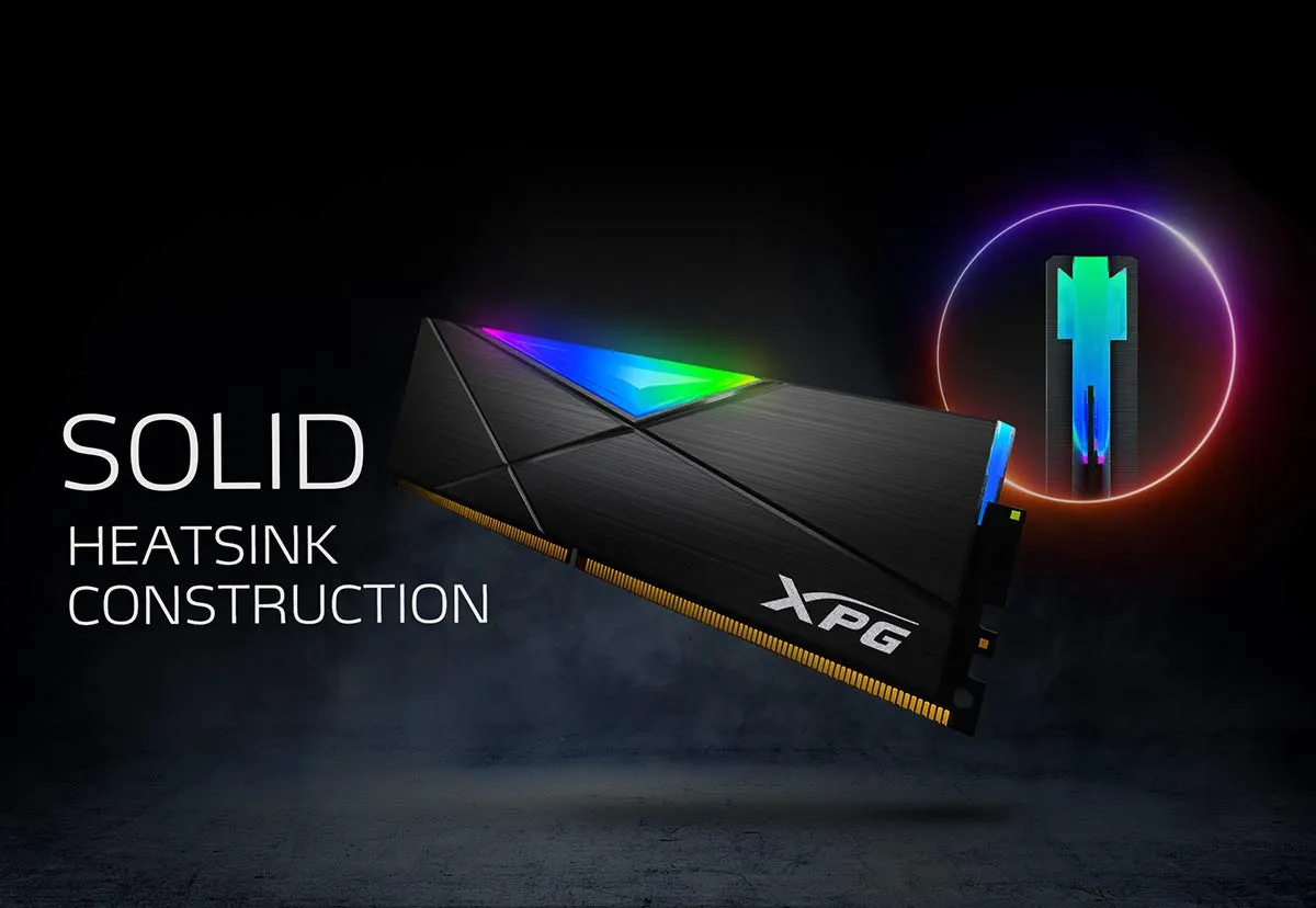XPG Spectrix D55 3200MHz RAM 32GB DDR4 schwarz RGB