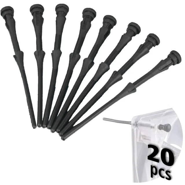 Akasa AK-MX003 Gummi Lüfter-Halterungen 20 Stück schwarz Anti-Vibration