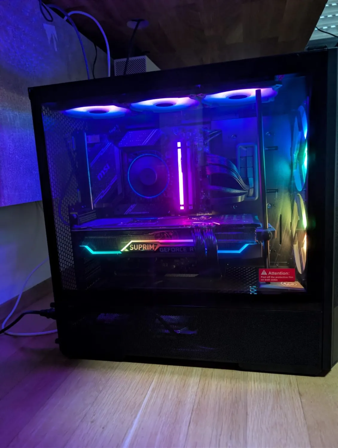 Lian Li LANCOOL 207 Midi-Tower PC-Gehause Weiss 4 Lufter
